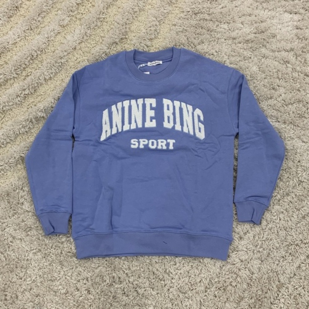 Anine Bing Sport Blue Sweater Woman’s Size Small